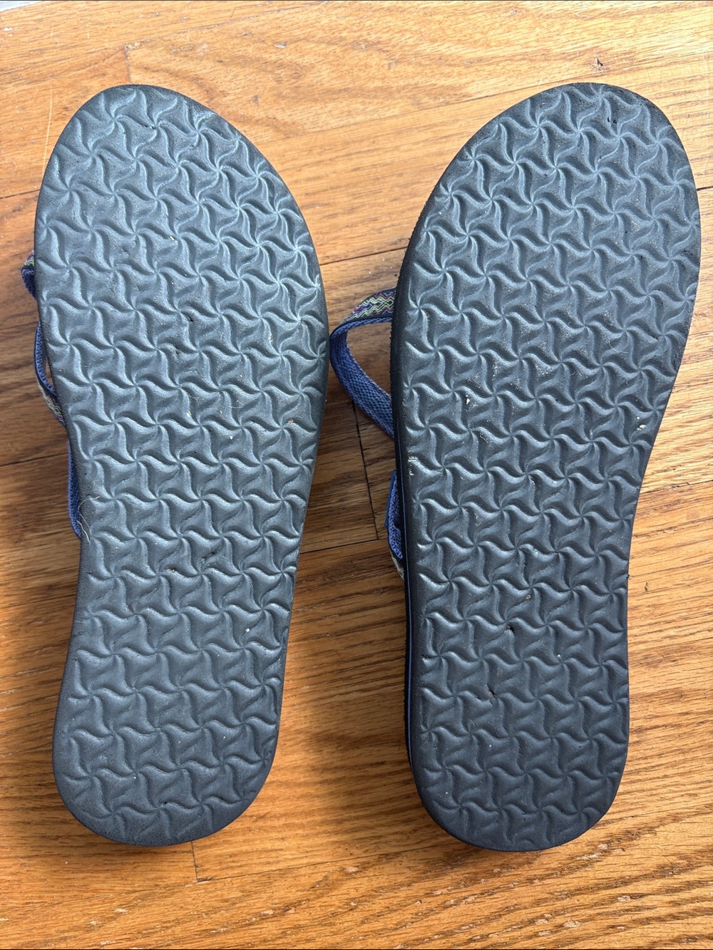 Teva Black and Blue Strappy Women's Sandals - Picture 2 of 7